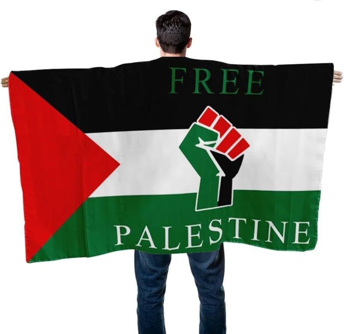 Frihet för Palestina flagga